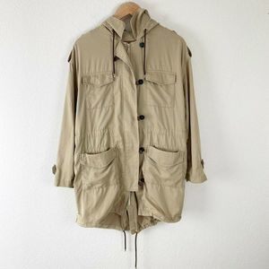 MASSIMO DUTTI Utility Jacket Trench Womens Large